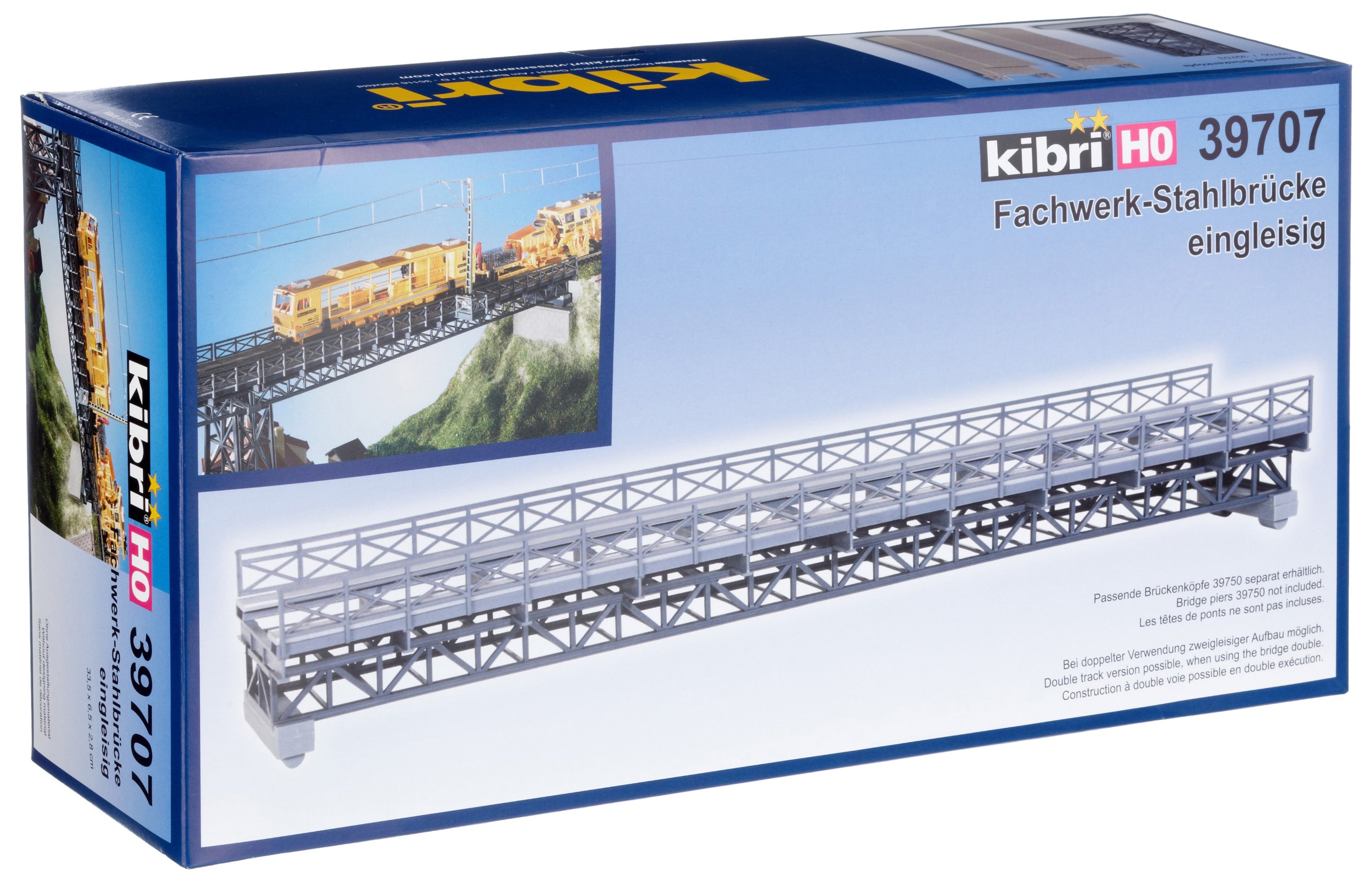 Kibri 39707 - H0 Ponte in Acciaio Truss Singola Traccia