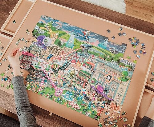 Miniatura 5 de Alien Attack Sci-Fi Classics - Rompecabezas de 1000 piezas para adultos, rompecabezas interactivo, juguetes y juegos educativos, kit de construcción