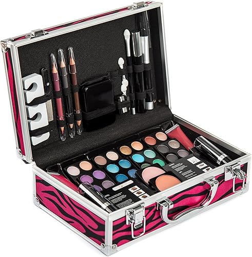 Vokai Makeup Kit Gift Set - 51 Piece - 32 Eye Shadows, 2 Blushes, 2 Lip Glosses,