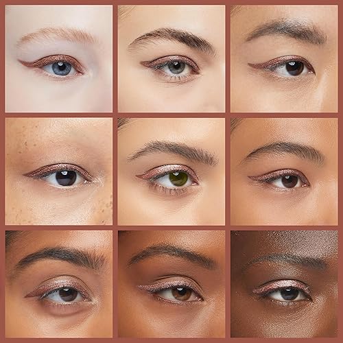 Miniatura 4 de Mally Beauty Evercolor Starlight - Delineador de ojos impermeable - Warm Spice - a prueba de manchas, de larga duración, gel cremoso, delineador de