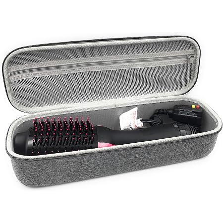 Amazon.com: xcivi Funda de transporte rígida para secador de pelo Revlon de  un solo paso y cepillo de aire caliente (gris) : Belleza y Cuidado Personal