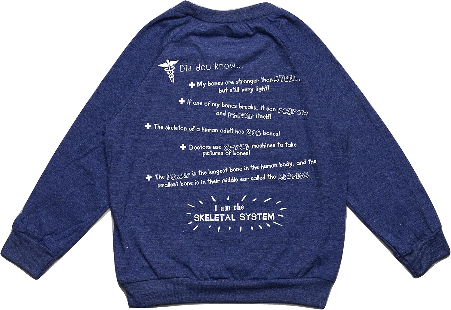 Toddler Longsleeve Become an Animal Pullover - Skeleton Navy - 2T