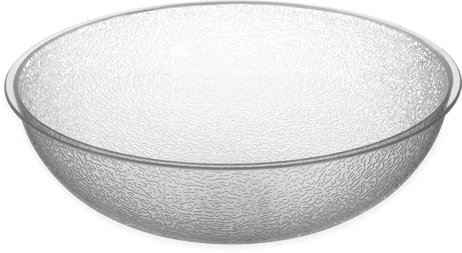 Carlisle FoodService Products 721207 Round Pebbled Salad Serving Bowl, 5.5 Quart