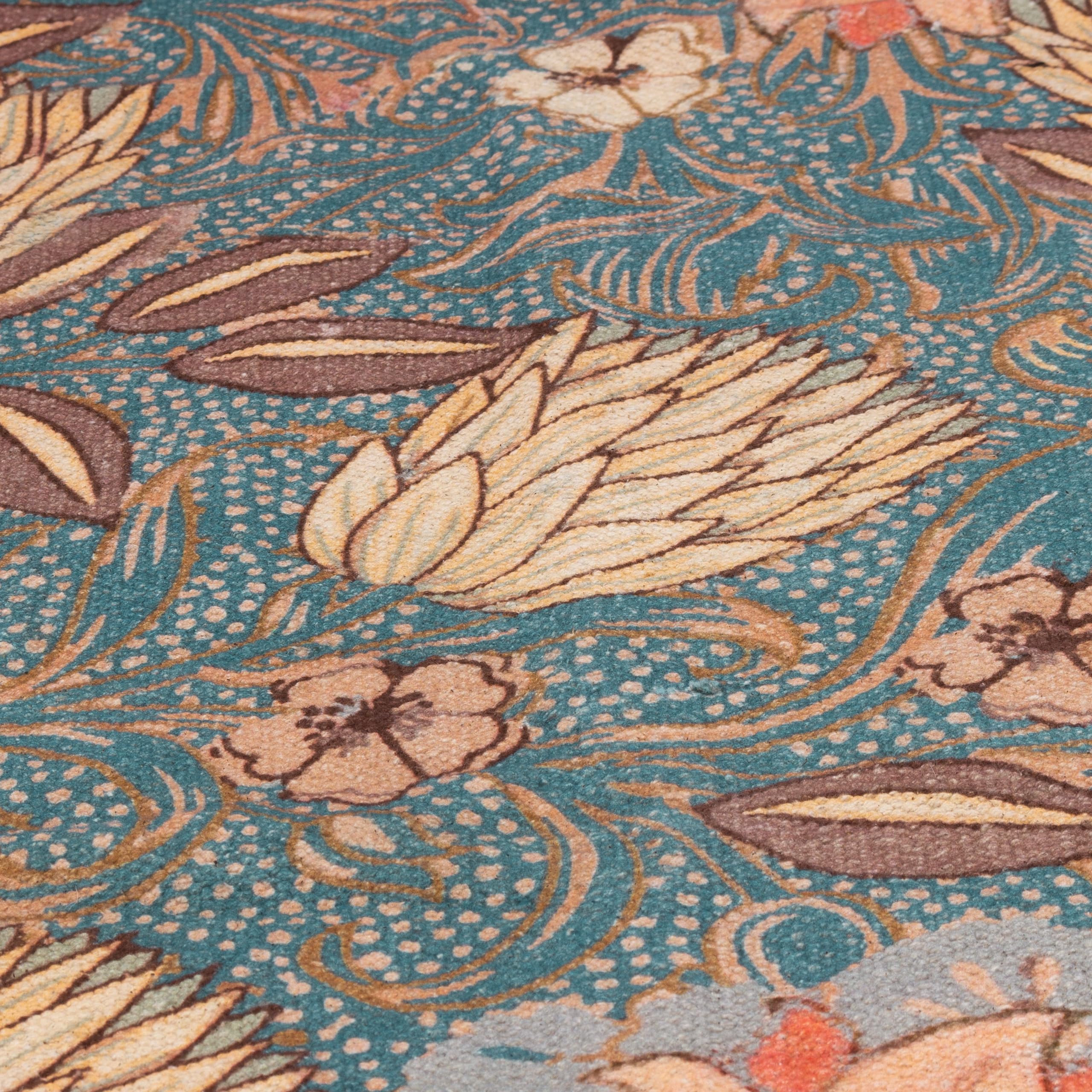 furn. Wylder Nature Bolais Floral Tasselled Indoor Rug, Blue, 120 x 180 cm (Rectangular) - Image 3