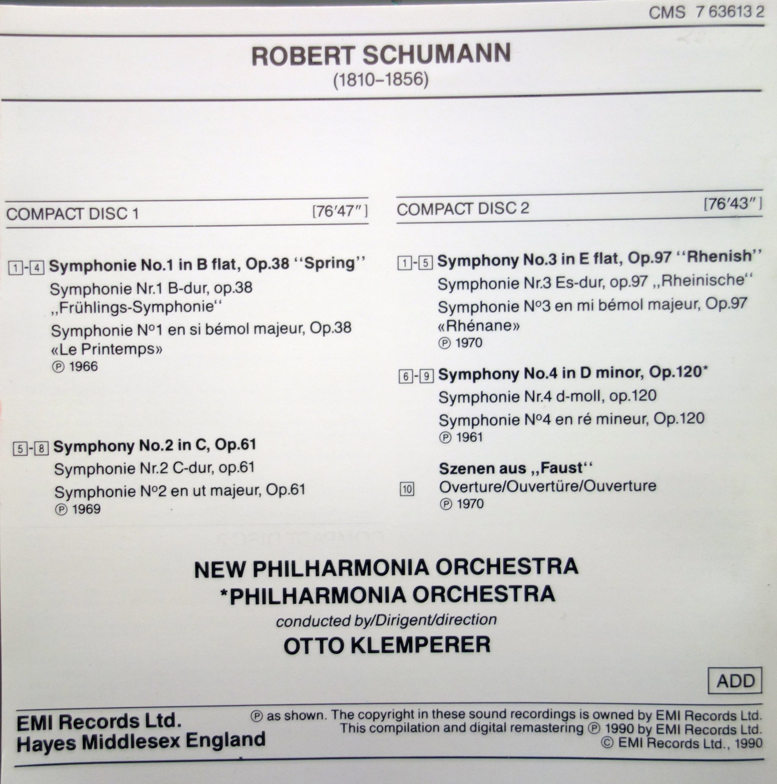 Symphonies 1-4