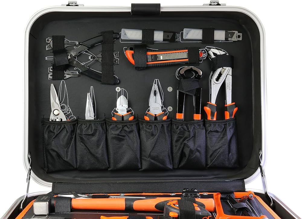 Valise de maintenance trolley 174 outils : Amazon.fr: Bricolage