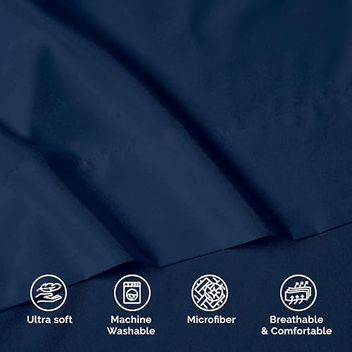 Miniatura 7 de Juego de cama Elegant Comfort de La MÁS ALTA CALIDAD, libre de arrugas, de trama de 1500 hilos con calidad egipcia, compuesto por una sábana plana,