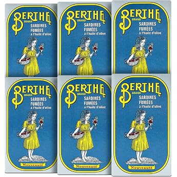 Smoked Sardines in Olive Oil 6 x 125g Berthe Ramirez Portugal