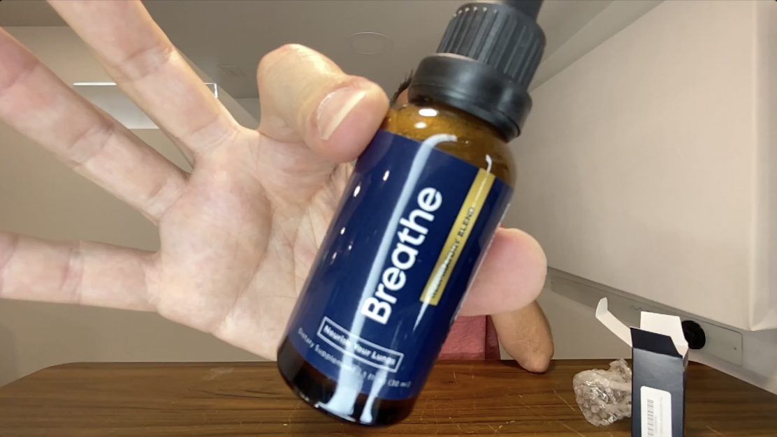 TASTE TEST Breathe 8-in-1 Mullein Drops for Lungs & Airways