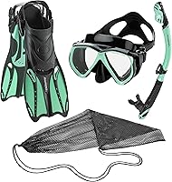 Vista 1 de Phantom Aquatics Juego de esnórquel de aleta