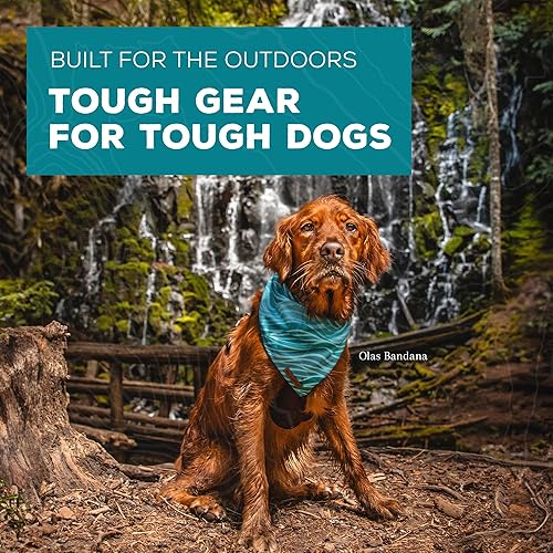 Miniatura 5 de Wilderdog Bandana para perro con material ligero de malla de mezcla de poliéster de secado rápido en Laredo