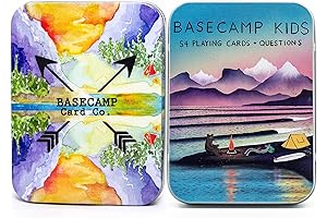 Original & Kids Edition Conversation Starters by Basecamp Cards - 52+2 Family...