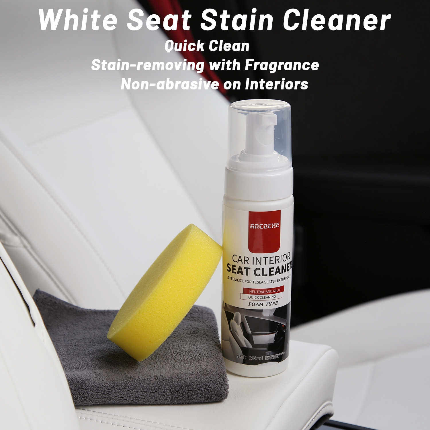 ボディ・フェイスケア saqina pino steamer & tesla / cleaner Amazon.com: Arcoche Seat Cleaner for Tesla Interior & Leather Seat