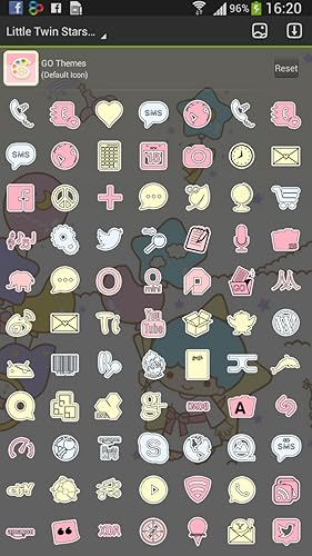 Cute Little Stars Go Launcher Theme