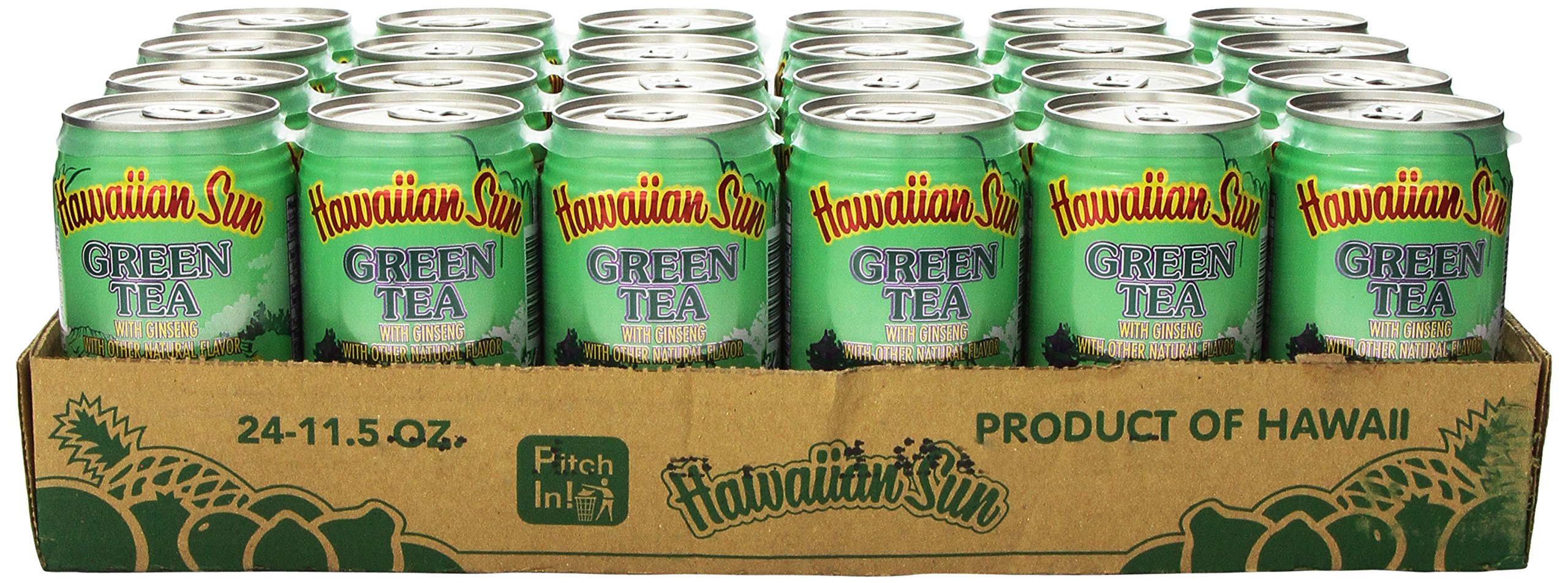 Amazon.com : Hawaiian Sun Green Tea with Ginseng, 11.5-Ounce (Pack