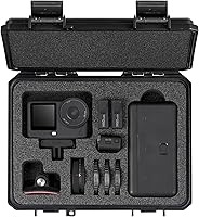 Vista 7 de Funda rígida portátil impermeable para DJI Osmo Action 5 Pro/4/3 accesorios de cámara de acción, compatible con combo estándar, aventura/buceo