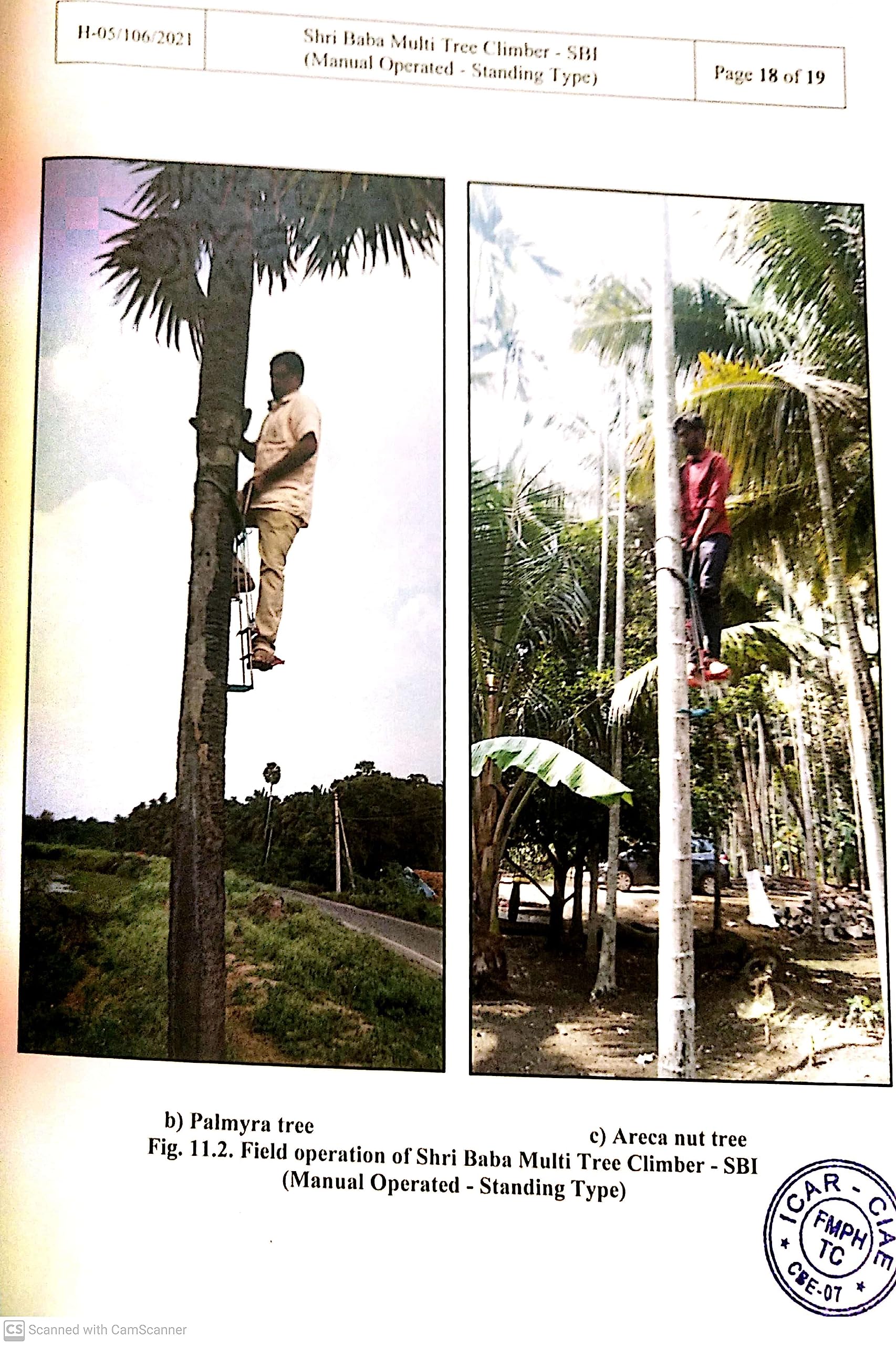 Coconut Tree Climber Machine With Full Body Safety Harness Safe