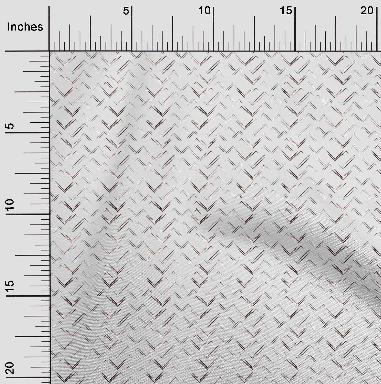 oneOone Cotton Flex Pink Fabric Chevron Geometric Craft Projects Decor Fabric Printed By The Yard 40 Inch Wide