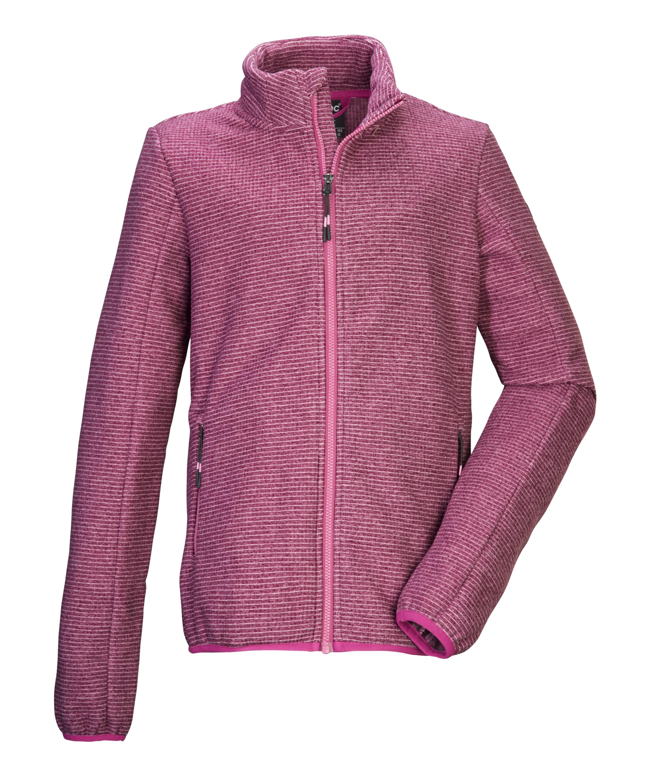 Killtec Mädchen Kow 215 Grls Kntflc Jckt Strickfleecejacke/Fleecejacke mit Stehkragen