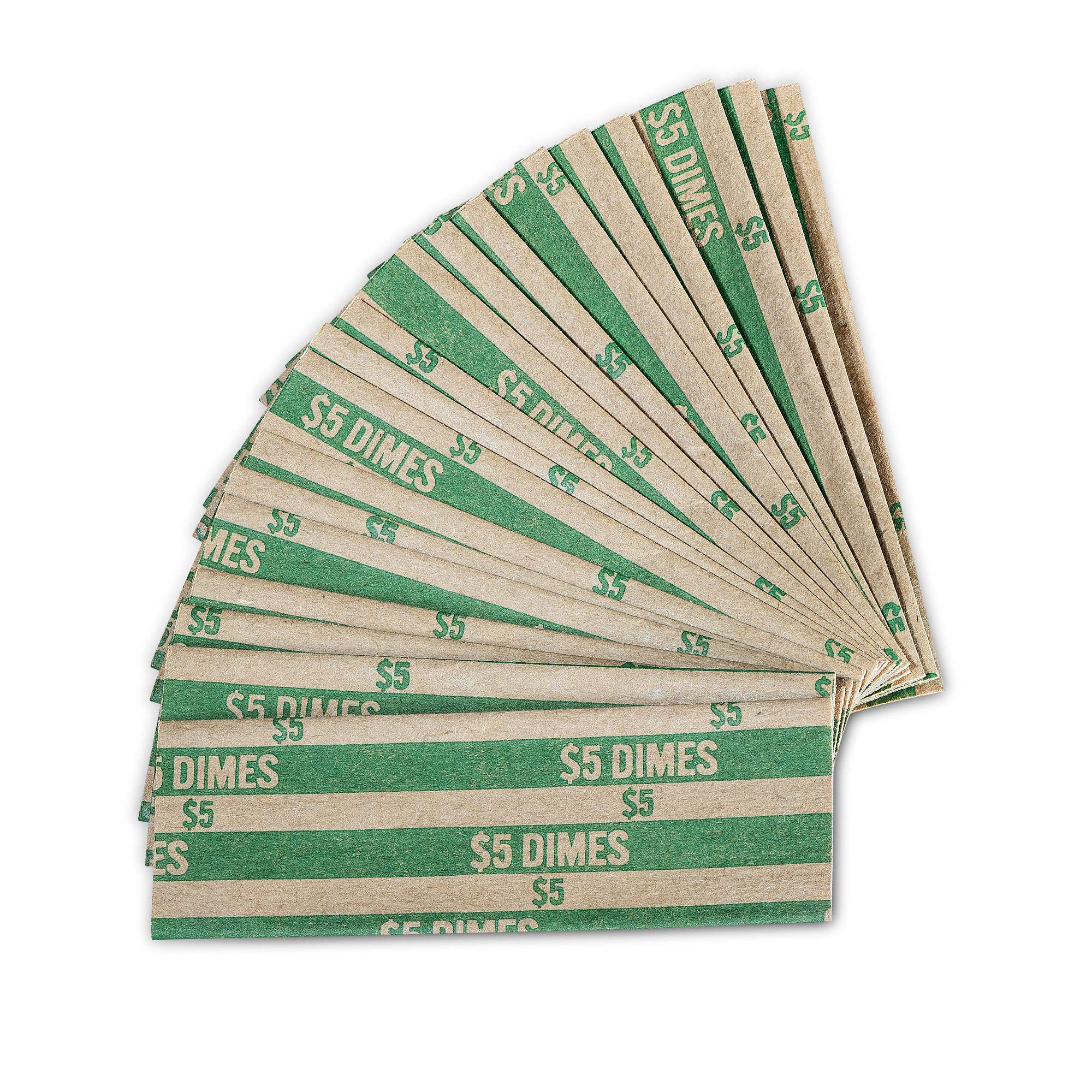 Amazon | 1000枚フラットコインラッパー、ダイムコインホルダー、便利な10セント硬貨収納コインラッパー - 1000枚パック |  プリンタ電卓 | 文房具・オフィス用品