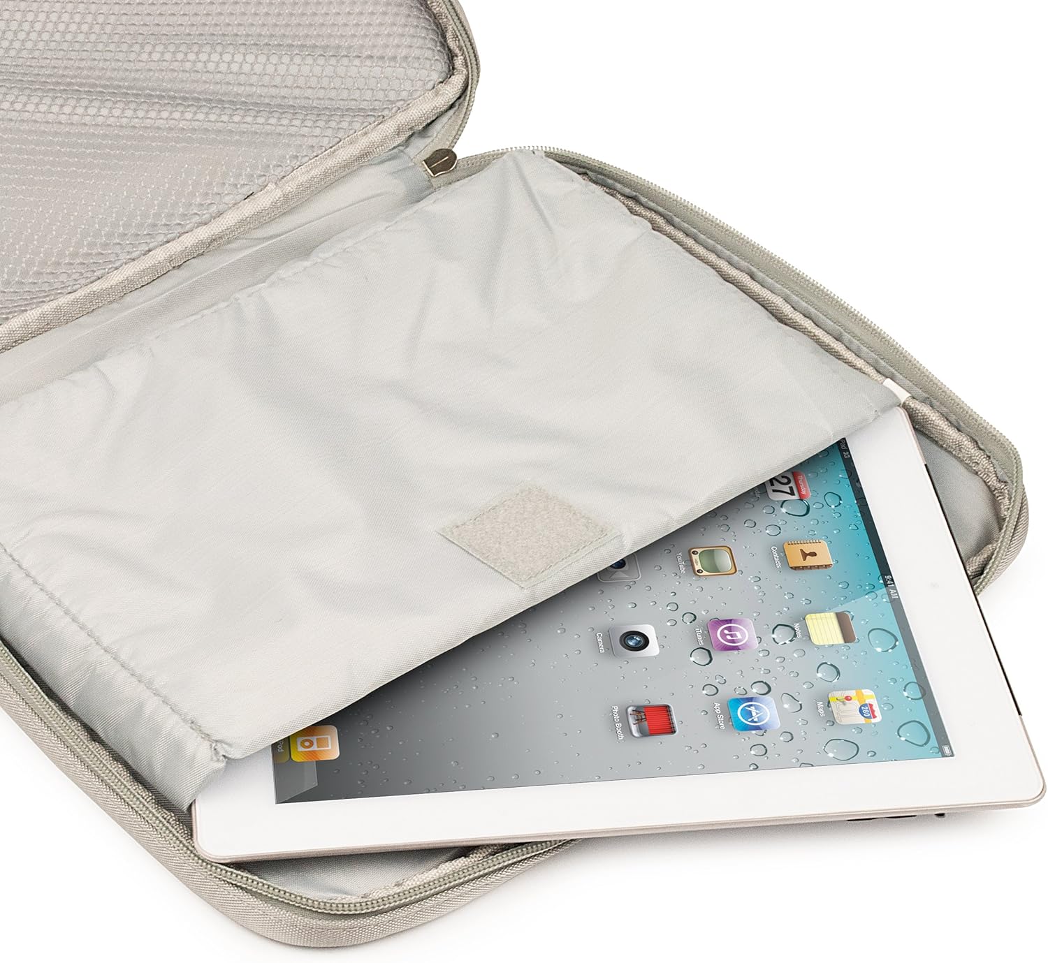 Travel Padded Shoulder Bag Water Resistant Nylon Convertible Messenger Carrying Case for 10 inch Tablets, Laptops