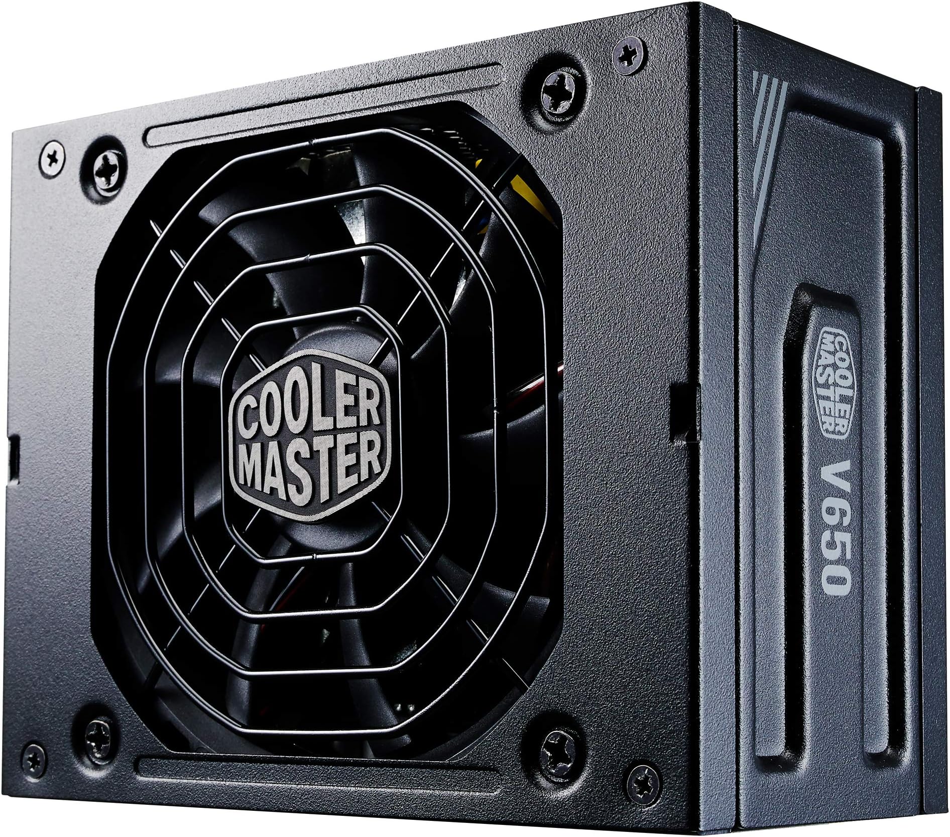 Cooler Master V650 SFX Gold, UK Plug - 650W 80 PLUS Gold, Fully Modular Power Supply Unit, SFF/mini-ITX PSU, Quiet 92mm FDB Fan, Semi-Fanless Mode, SFX-to-ATX Bracket, 10-Year Warranty - 650W
