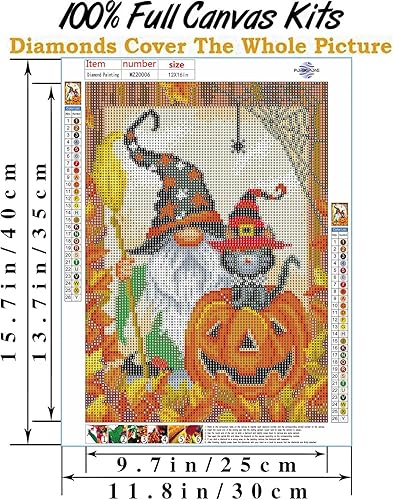 Miniatura 3 de Pormipone Kit de pintura de diamantes para adultos, kit de arte de diamantes, kit de pintura de diamante 5D, redondo para decoración de pared,