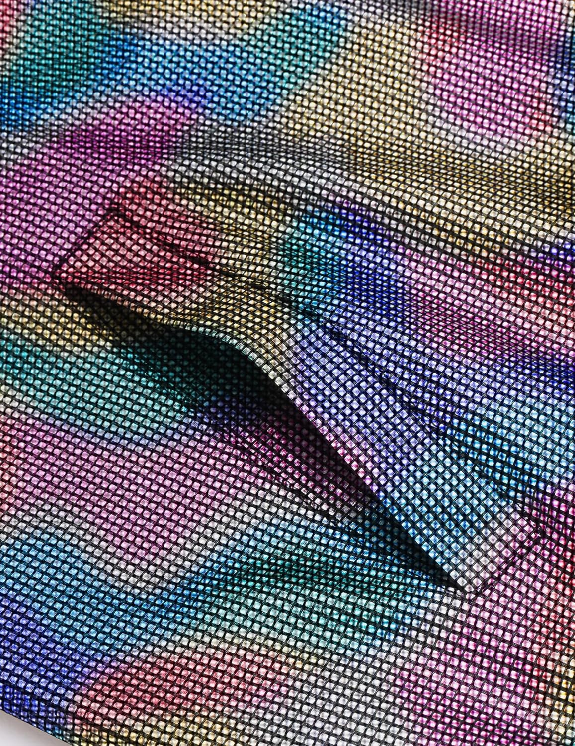 COOFANDY Men's Metallic Jacket 70s Disco Dance Party Costume Shiny Varsity Zipper Baseball Bomber Jacket - Image 5