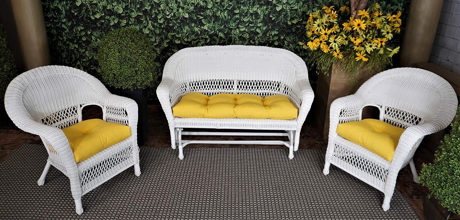 Tempo Outdoor 3 Piece Cushion Set (Yellow)