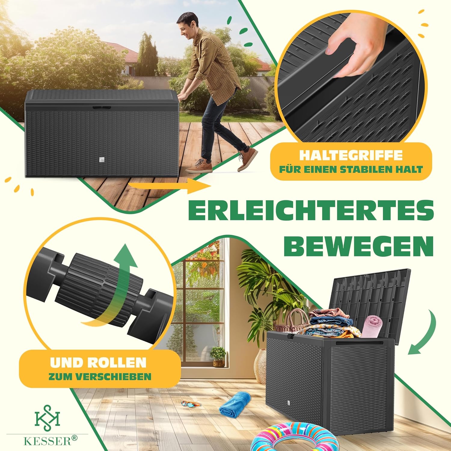 arcon exterior, Baúl de Almacenaje, Arcón de Jardín, baúl para herramientas