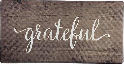 Miniatura 10 de Alfombra gigante y anti-fatiga con relieve de 20.0 in x 39.0 in para el suelo, Crema de flor toscana