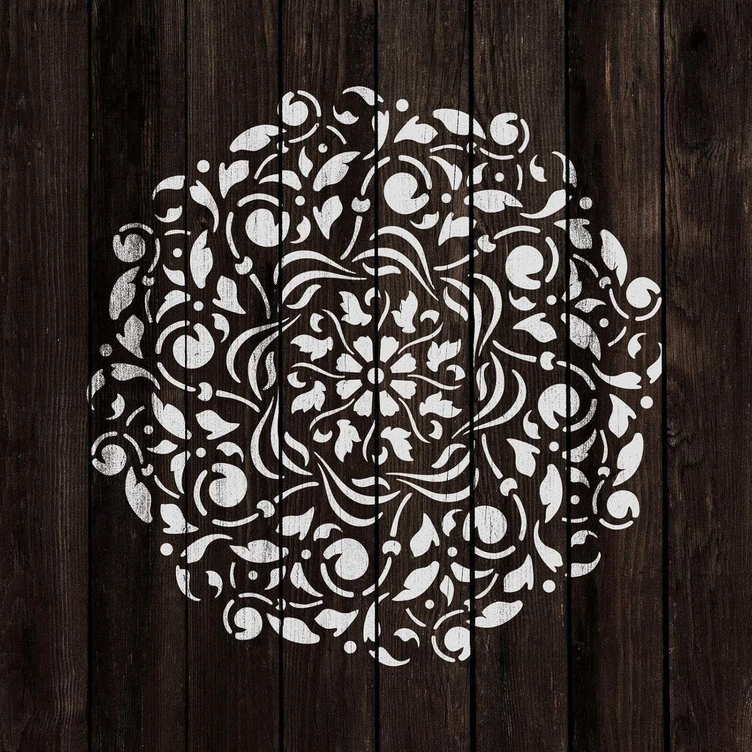 Scheele Mandala Stencil - Mandala Stencil DIY, Stencil Mandalas, Design Tranquil Mandala Patterns with Ease