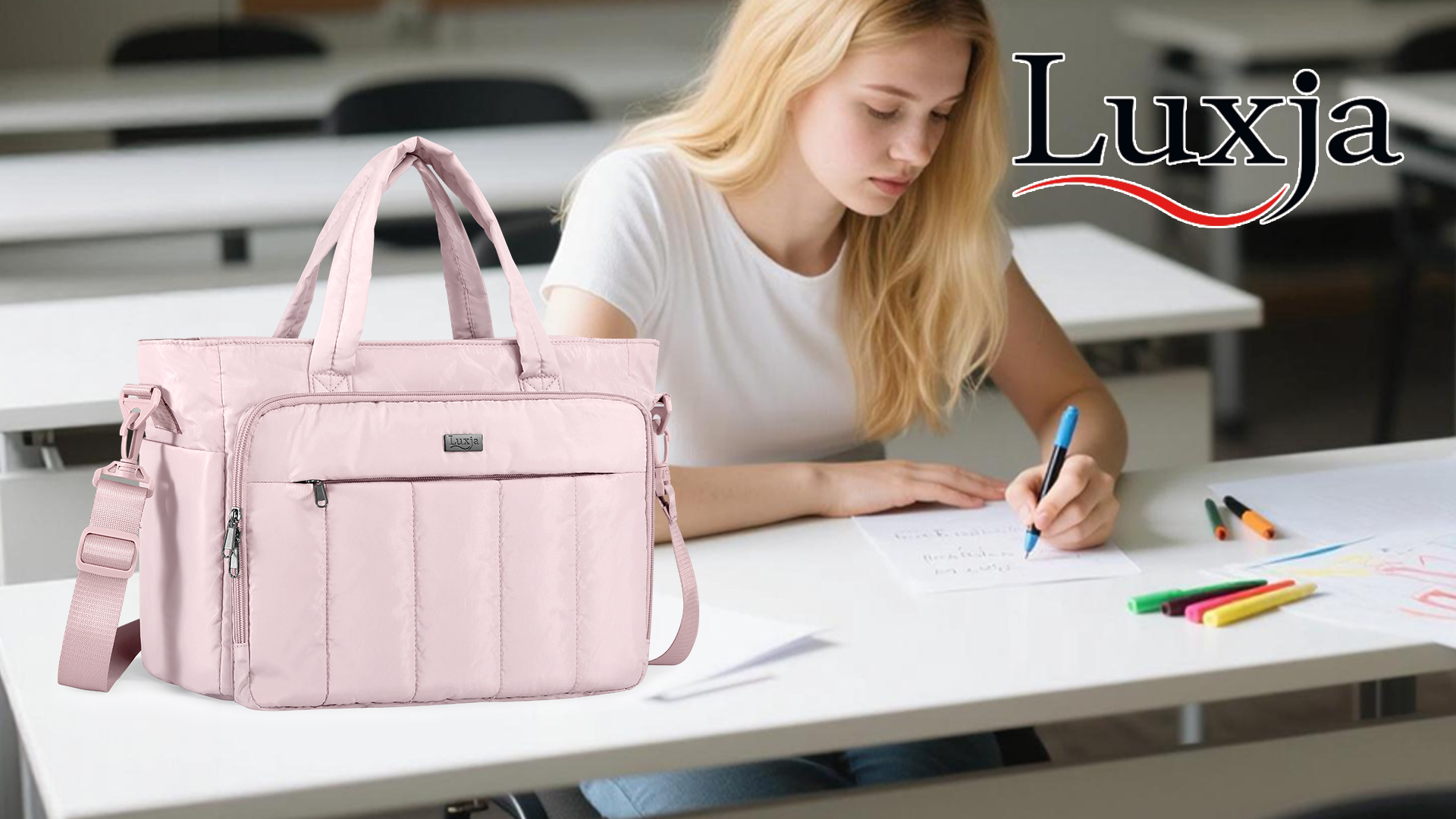 Bolso Tote Puffer LUXJA para Mujer Ligero miniatura 7