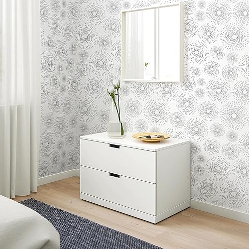 Miniatura 39 de Safiyya Papel tapiz de 118 x 17.7 pulgadas, papel adhesivo verde dorado, autoadhesivo, extraíble, moderno, enrejado, dorado, para dormitorio, Dorado