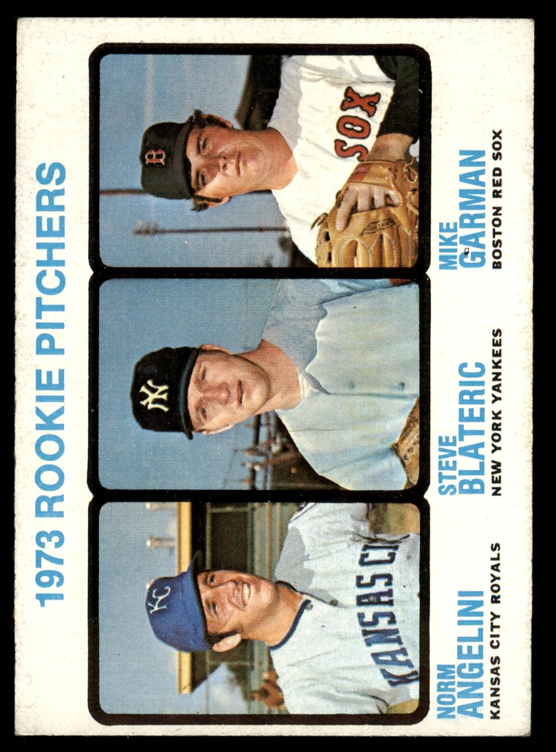 1973 Topps 616 Rookie Pitchers Norm Angelini/Steve