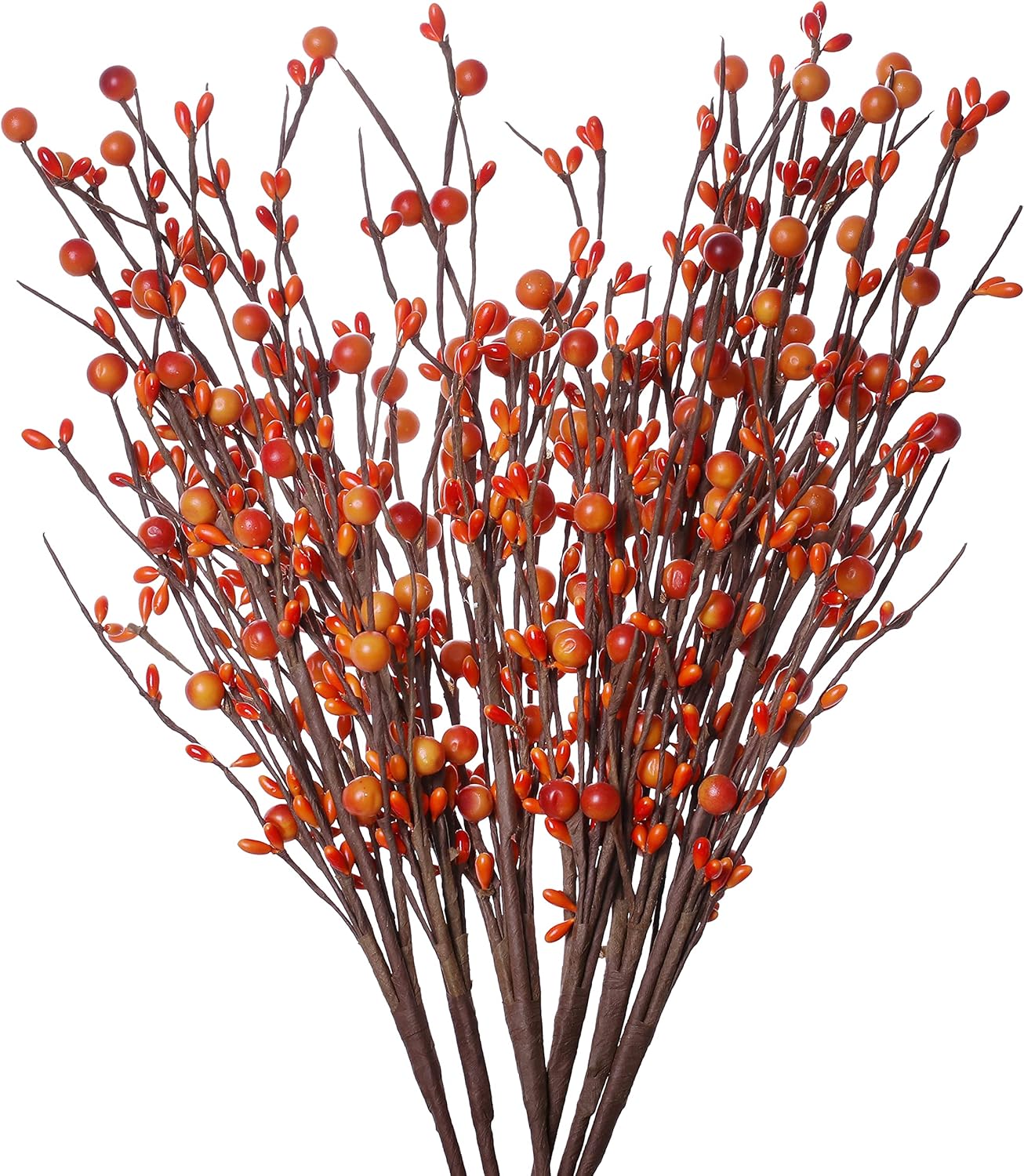 Yawwind 6 Pack Fall Stems 17 Inch Artificial Fall Picks and