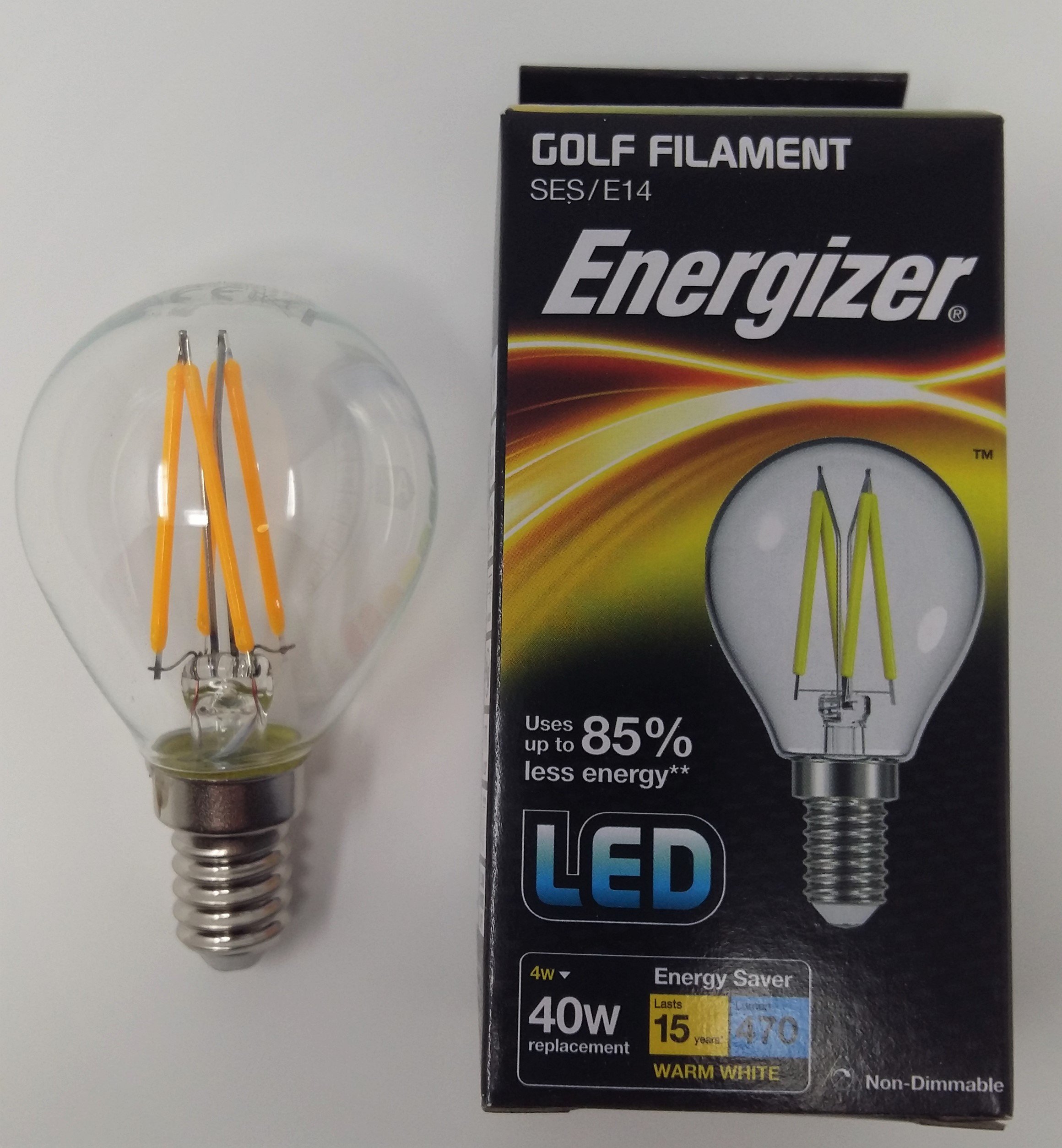 40W LED Golf FIL E14 WW S12872