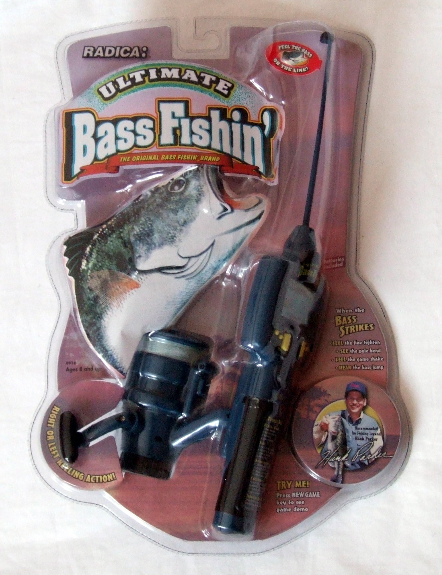 Radica Ultimate Bass Fishin' Fishing Pole Game