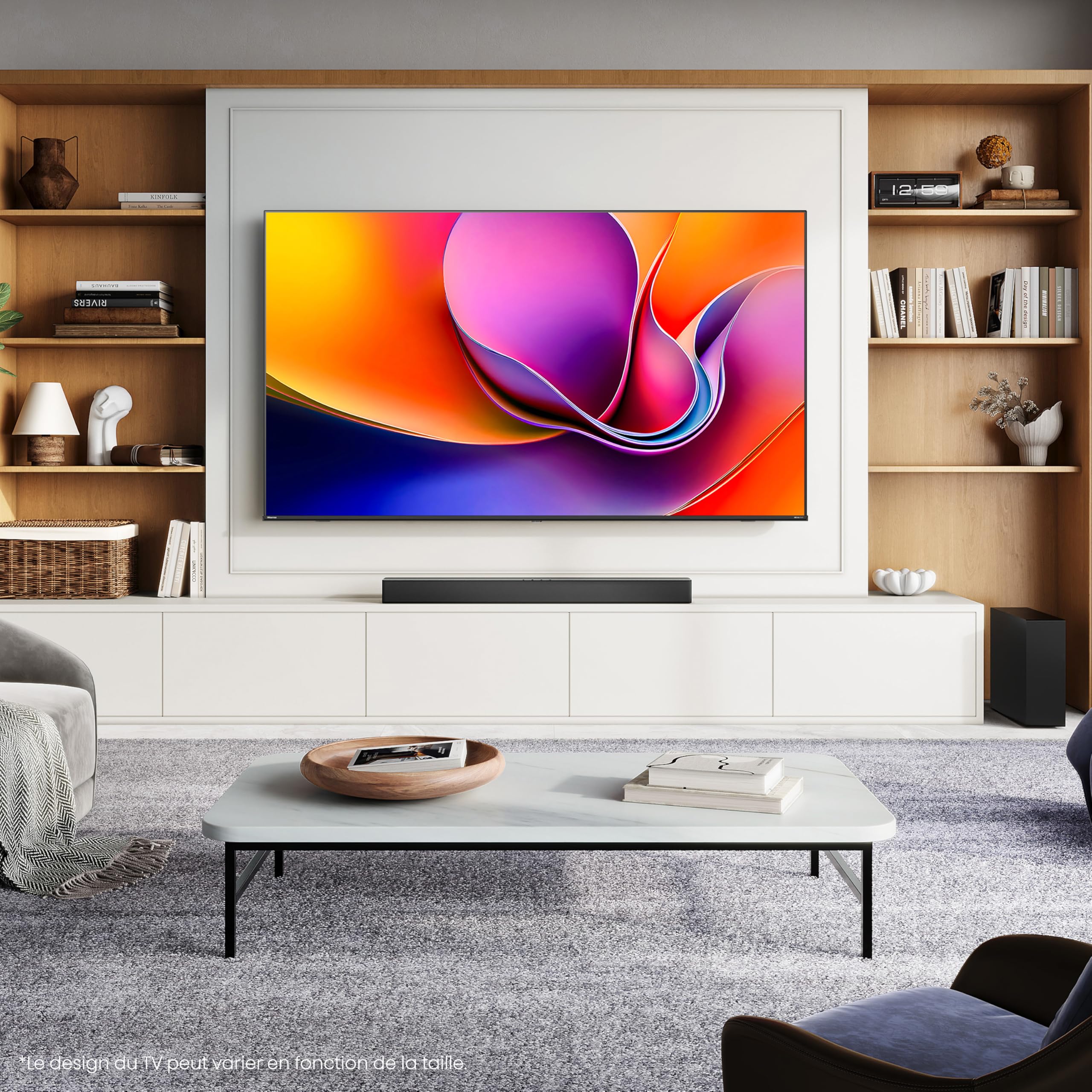 Hisense 58A6S Fernseher 4K UHD 58 Zoll (146 cm), Smart TV HomeOS U9.5, Dolby Vision HDR, Game Mode Plus (VRR 60 Hz), DTS Virtual:X, Alexa integriert, Schwarz