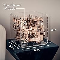 Vista 7 de Intrism Pro - Rompecabezas 3D de madera desafiante y laberinto de mármol para adultos/adolescentes, kit de manualidades de madera de bricolaje