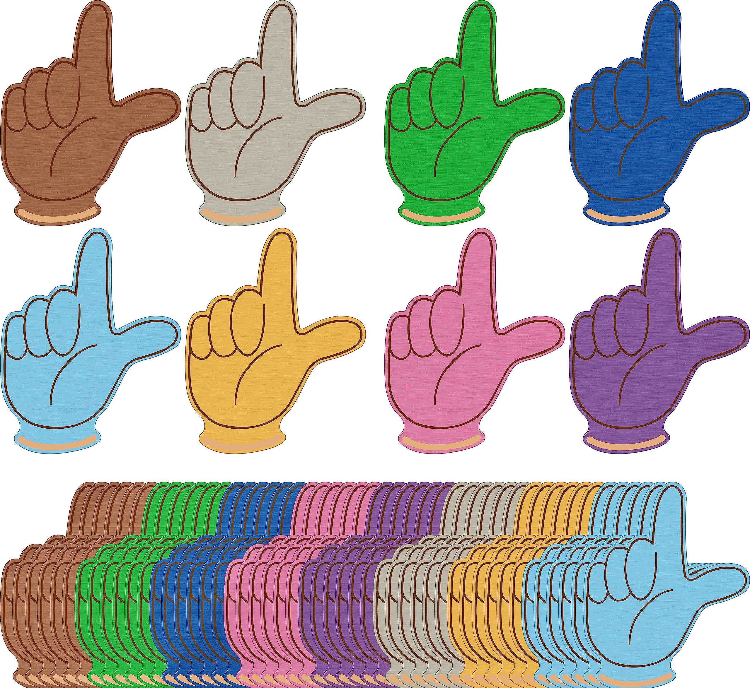 Xuhal 40 Pcs Pointing Hands, Teaching Magnetic Accents Finger Pointer Finger Magnets for Whiteboard Bulletin Board Magnets for School Teacher Office Classroom Home Supplies