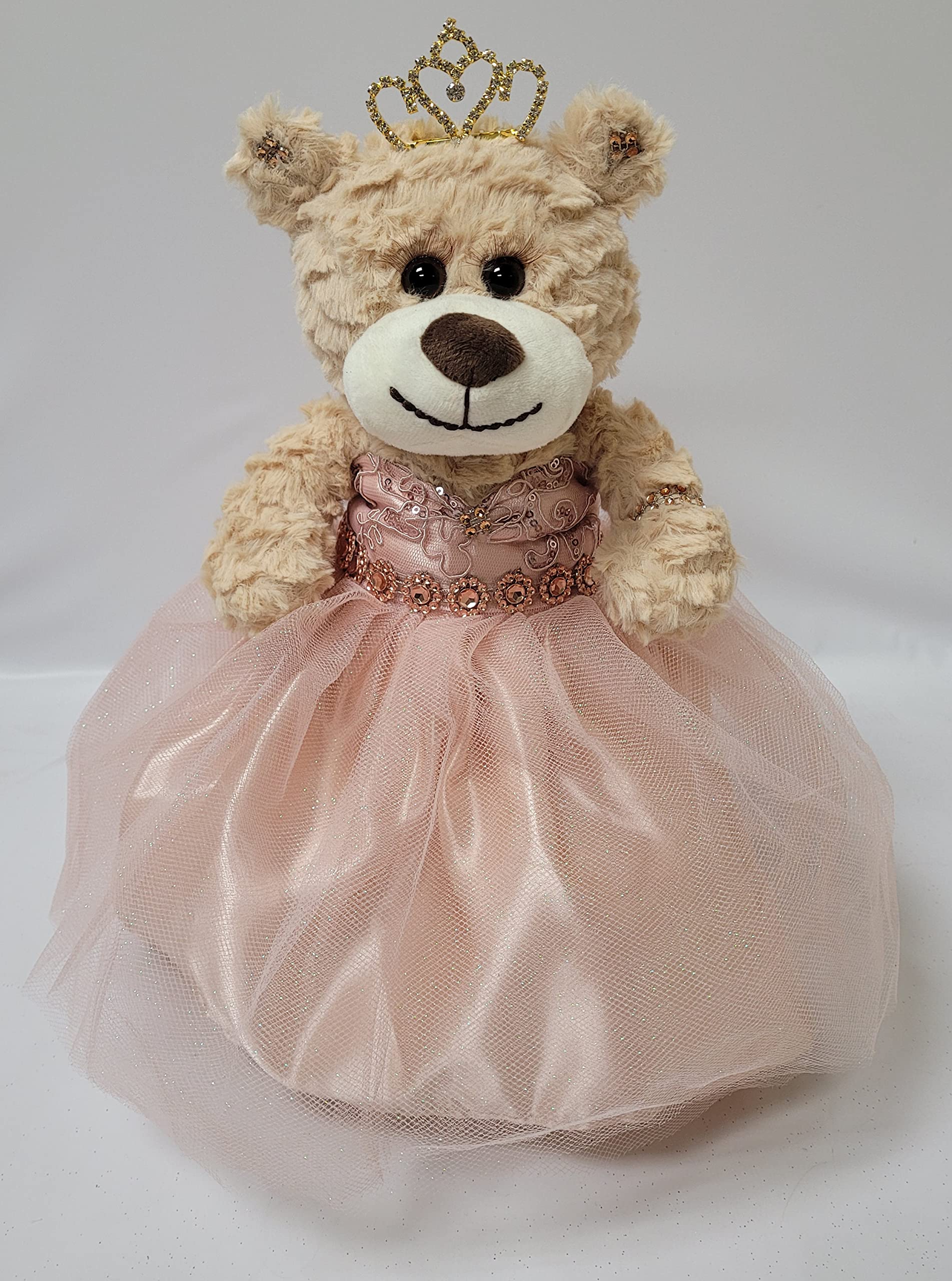 Kinnex Collections Quinceanera Teddy Bear Doll Centerpiece - 20