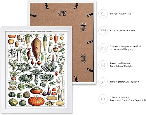 Miniatura 401 de Poster Master Póster vintage de orquídea, estampado de flores retro, arte de pared de plantas exóticas, arte botánico, regalo para hombres y