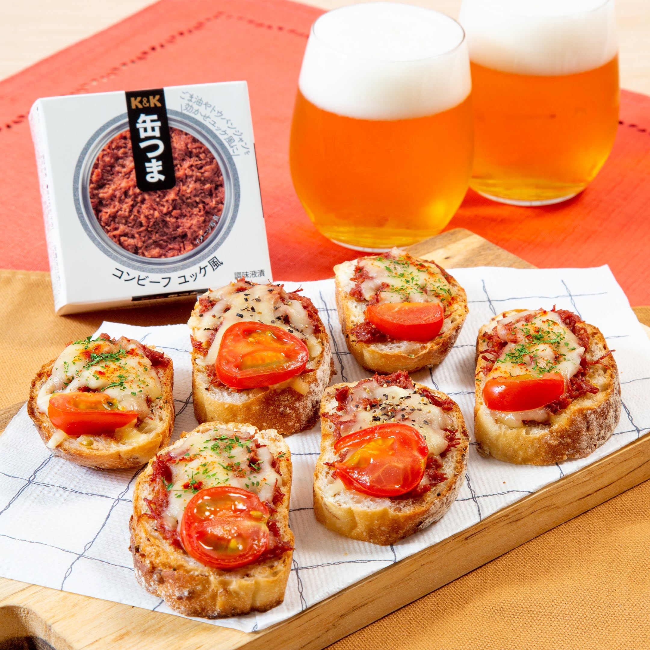 Amazon.co.jp: K&K 缶つま コンビーフ ユッケ風 80g : 食品・飲料・お酒