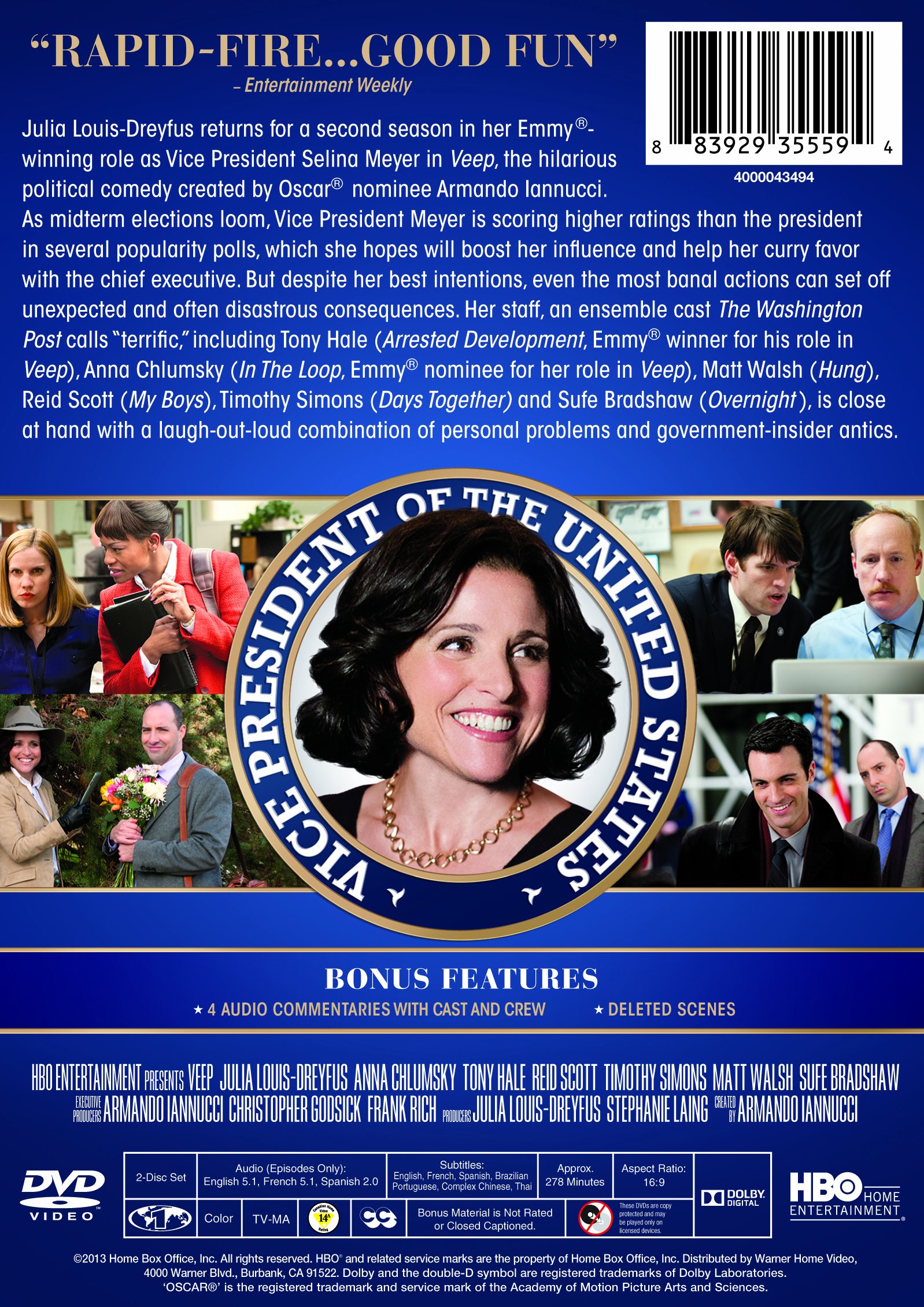 humorous hbo veep amazon prime season