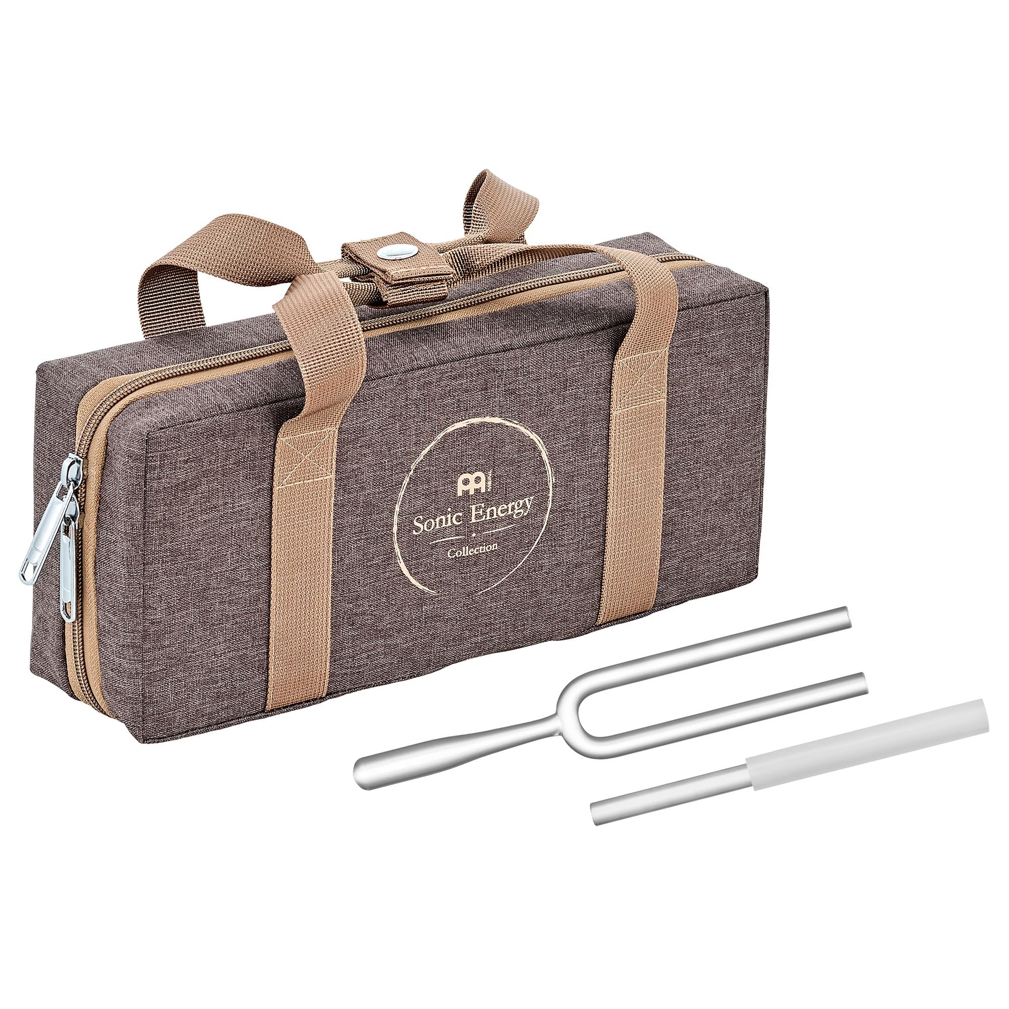 Sonic Energy Kammerton Kristall Stimmgabel, 432 Hz (CTF432) | Natürliche Stimmung, Ton A4, 22,5 cm lang, 10 mm Durchmesser, 75 g, inkl. Tragetasche und Schlägel, Edelstein (Quarz)