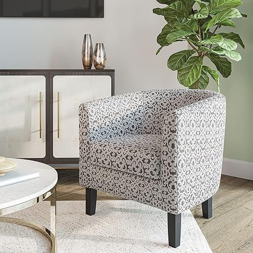 Miniatura 2 de BELLEZE - Sillón de piel sintética para sillones y sillas Blanco y marrón,Beige,Negro -,Negro y Beige,Azul Coral,Marrón,Caramelo,Estampado