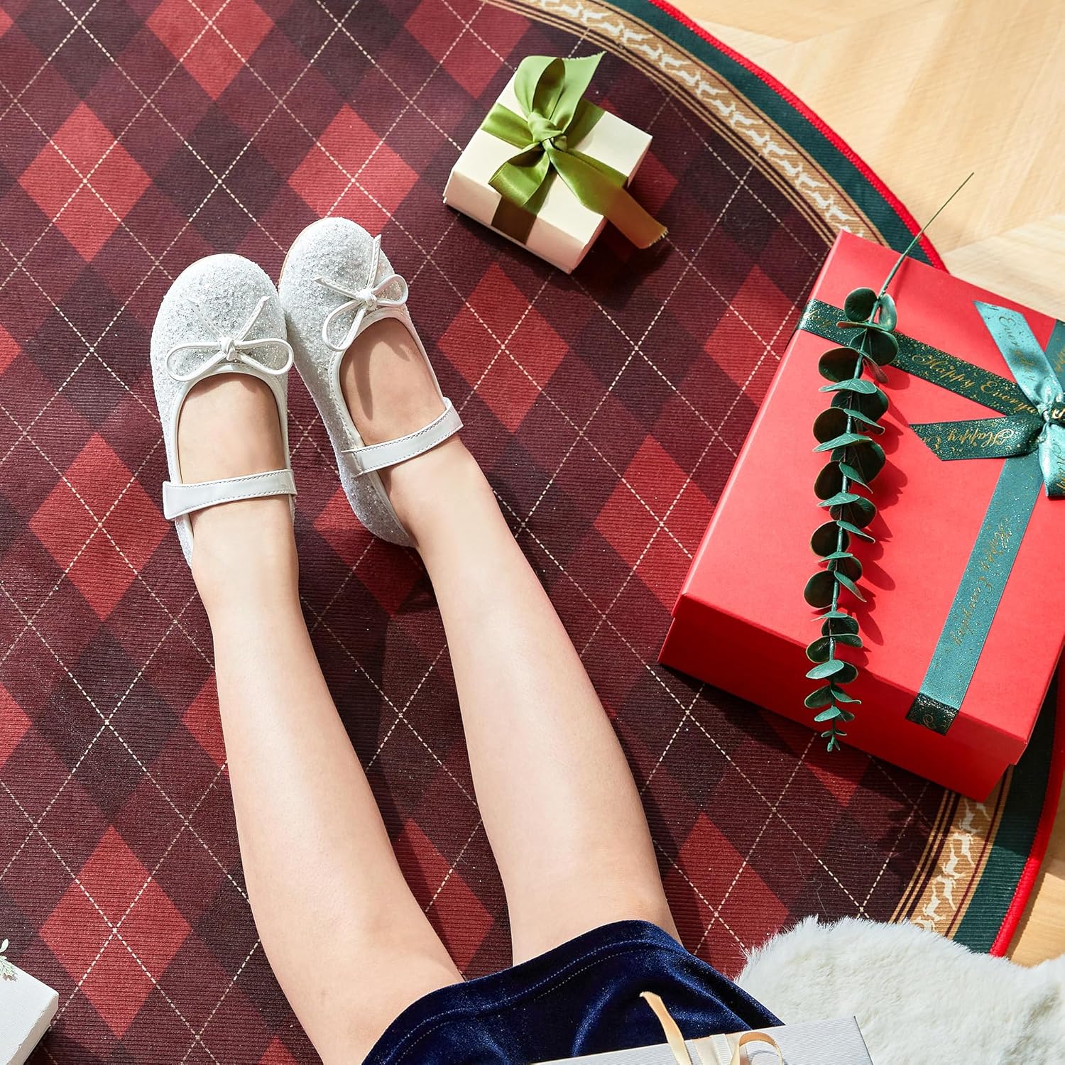 Otter MOMO Toddler/Little Girls Mary Jane Ballerina Flats Shoes Slip-on School Party Dress Shoes - Image 4