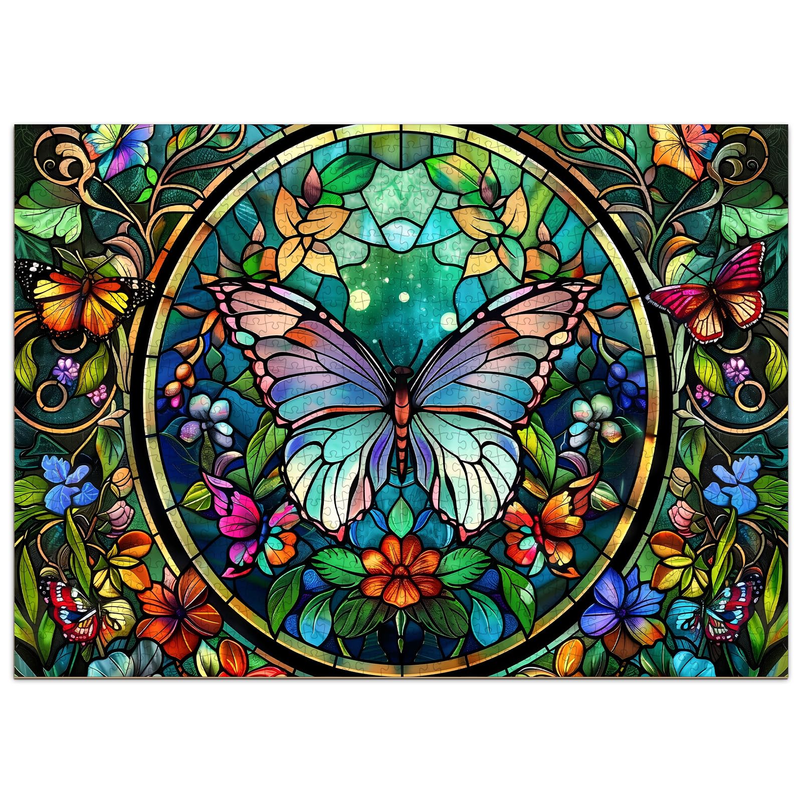 Amazon | SECOGM バタフライパズル 大人用 1000ピース フラワー