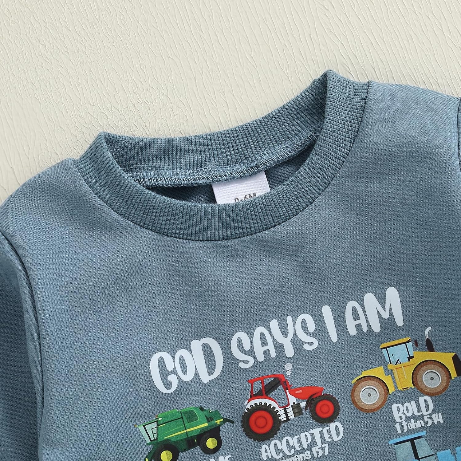 Sejardin Toddler Baby Boy Clothes Graphic Letter Print Long Sleeve Sweatshirts and Pants 6 12 18 24M Fall Winter Outfit - Image 5